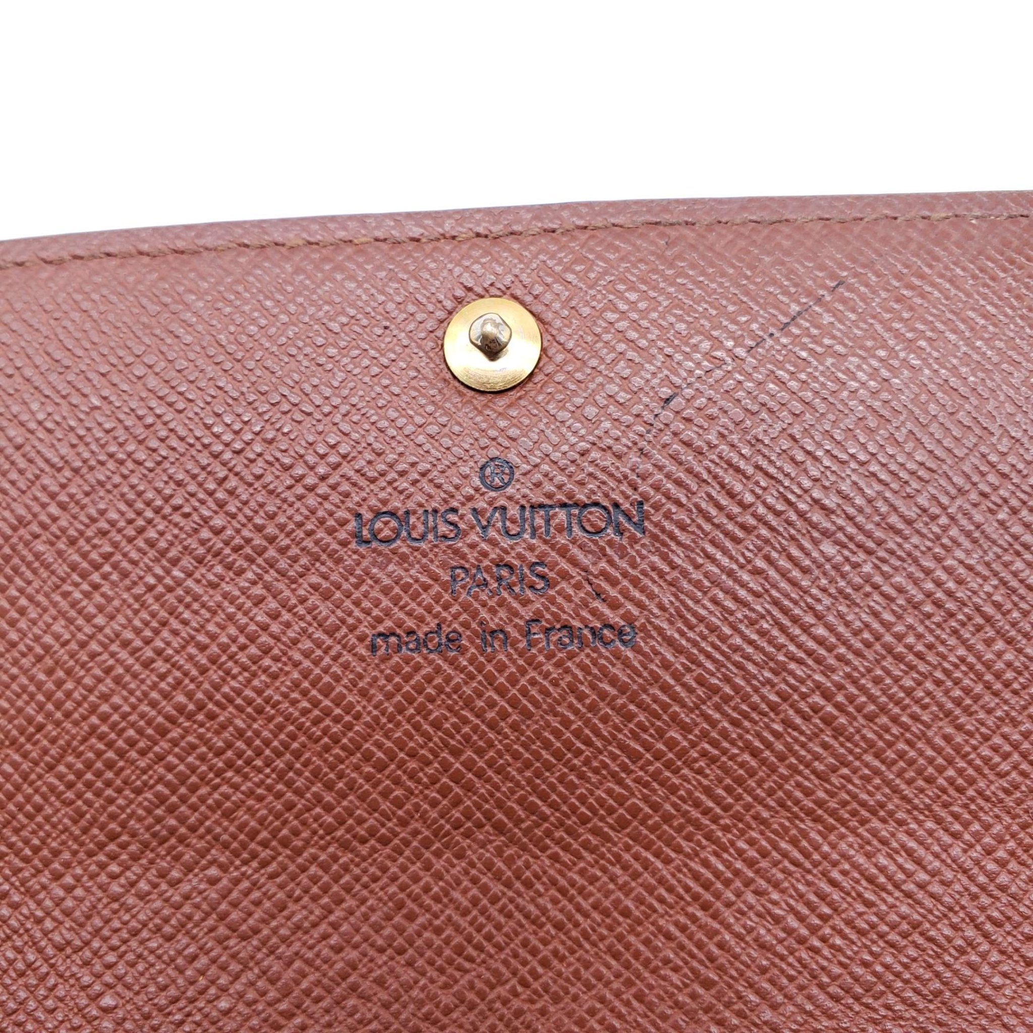 Louis Vuitton Portefeuille Sarah Browns Monogram Wallet