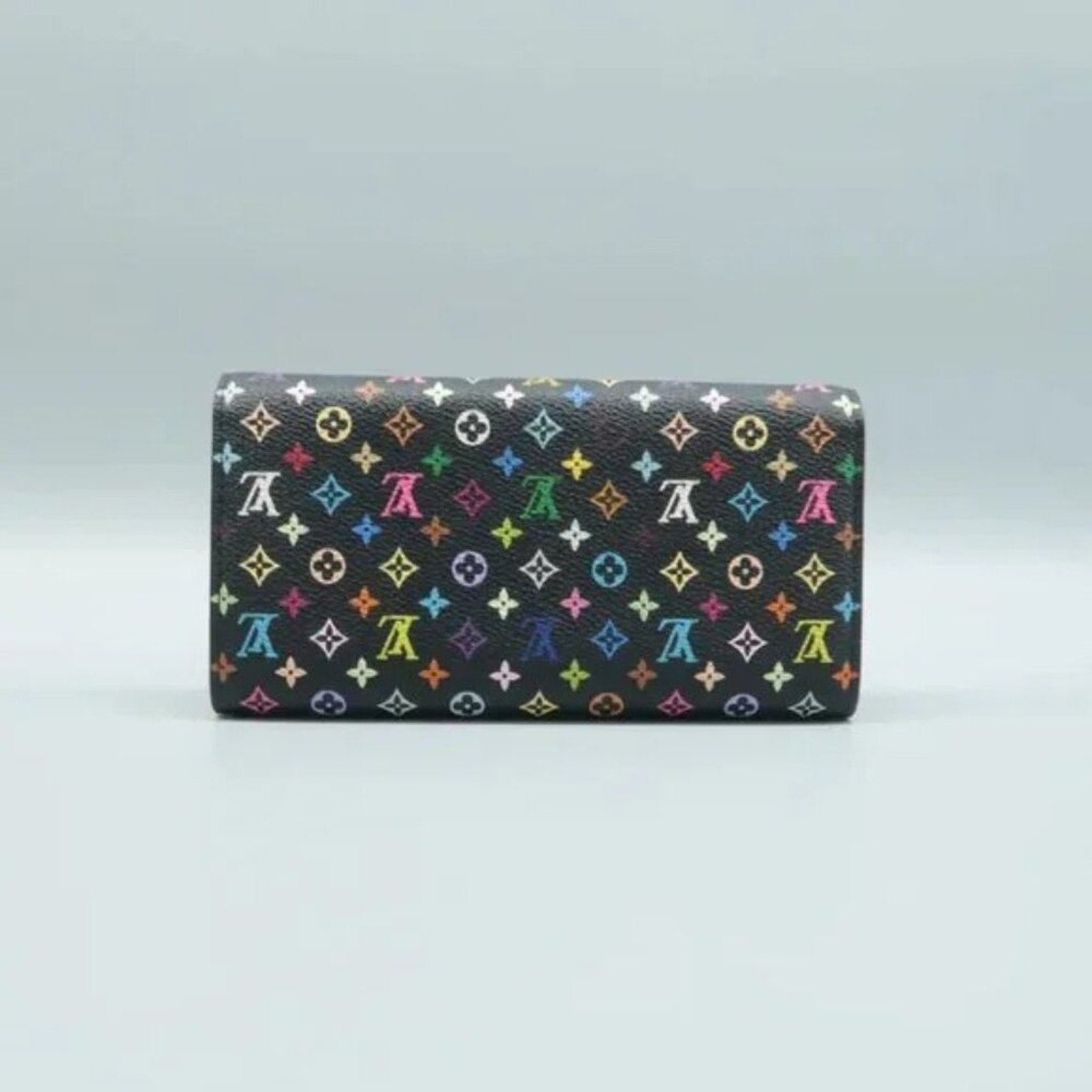 Louis Vuitton Sarah Black&Multicolor Canvas Wallet