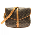LOUIS VUITTON Saumur 35 Brown Monogram Shoulder Bag