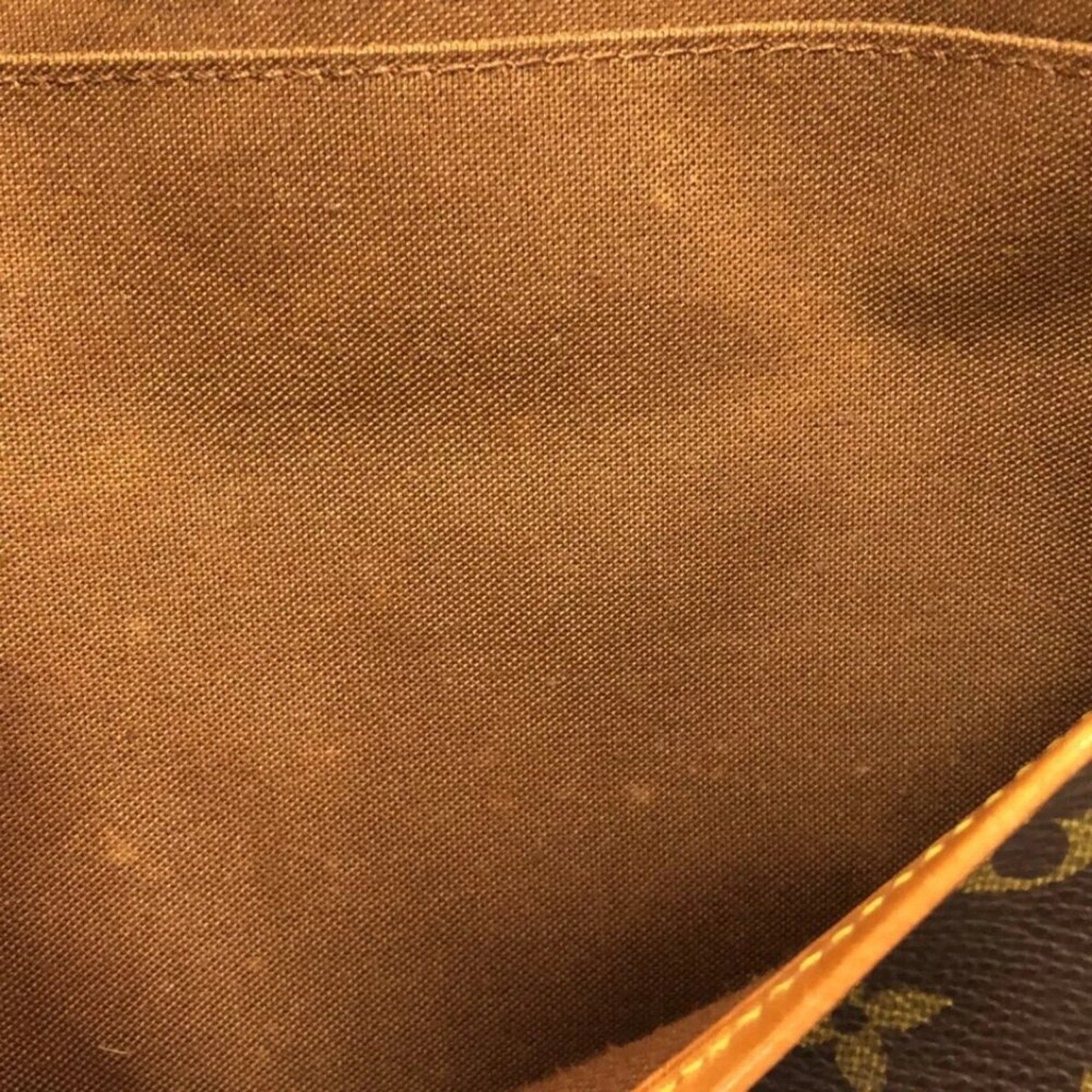LOUIS VUITTON Saumur 35 Brown Monogram Shoulder Bag