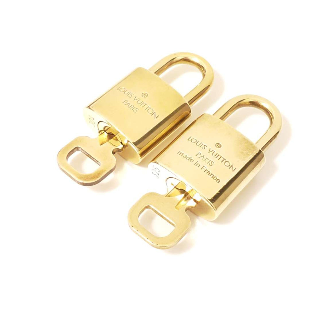 Louis Vuitton Shiny Gold 2 Locks and Keys