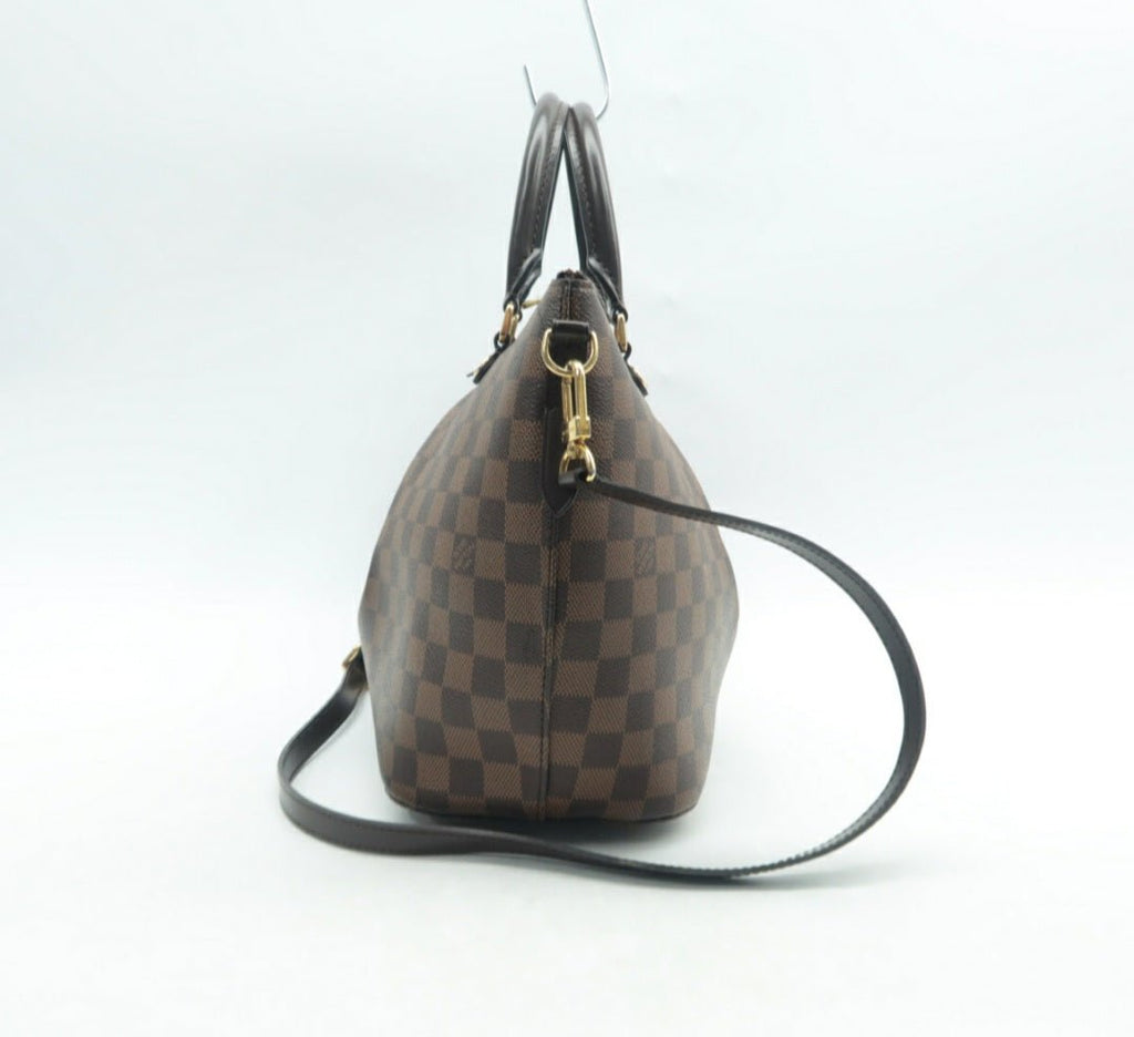 Louis Vuitton Siena Brown MM Damier Ebene Canvas Shoulder Bag