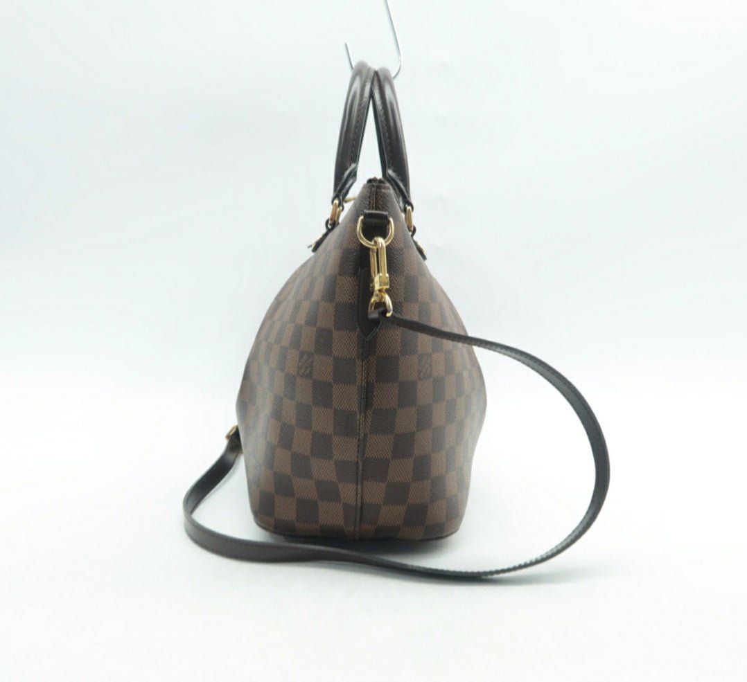 Louis Vuitton Siena Brown MM Damier Ebene Canvas Shoulder Bag