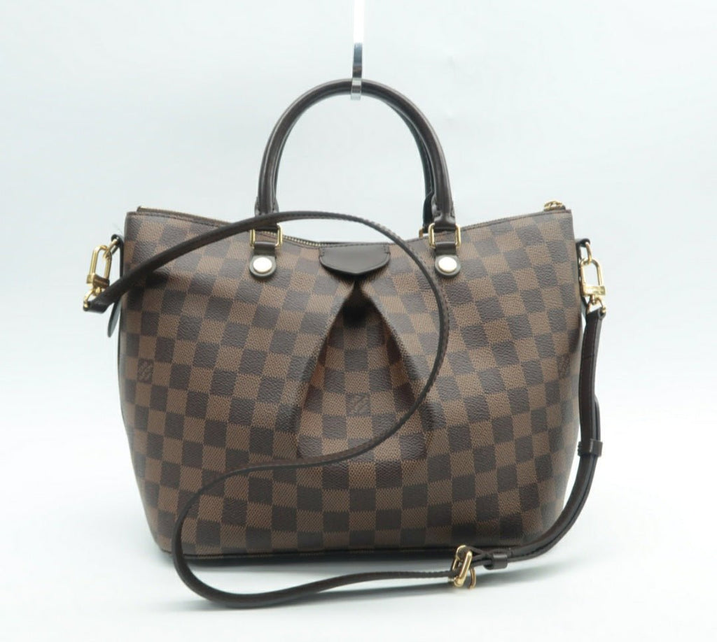 Louis Vuitton Siena Brown MM Damier Ebene Canvas Shoulder Bag