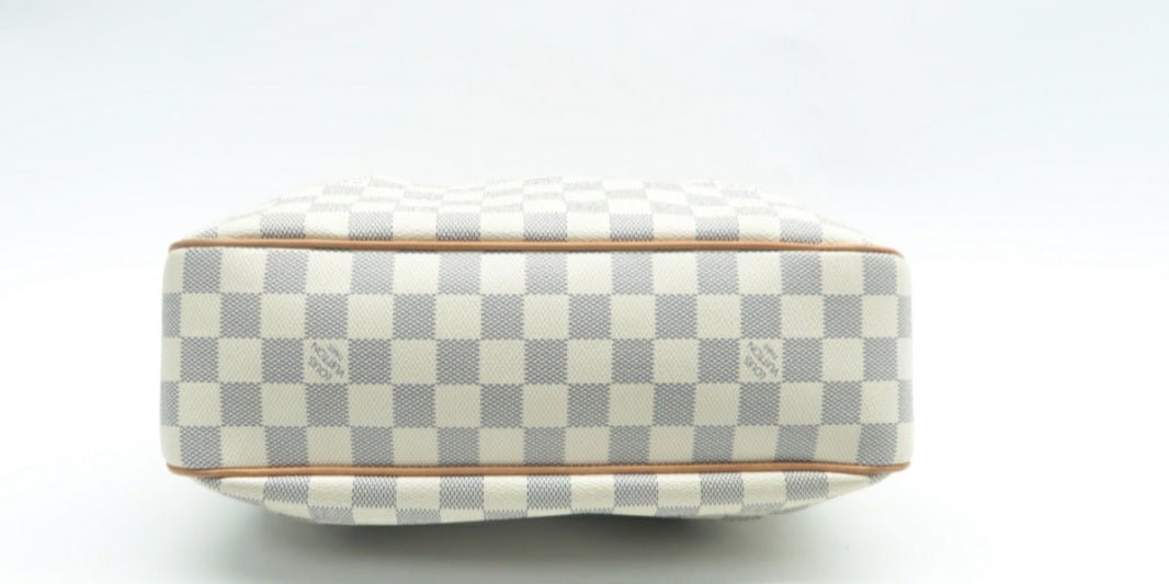 Louis Vuitton Siracusa White Damier Azur Canvas Shoulder bag