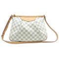 Louis Vuitton Siracusa White Damier Azur Canvas Shoulder bag