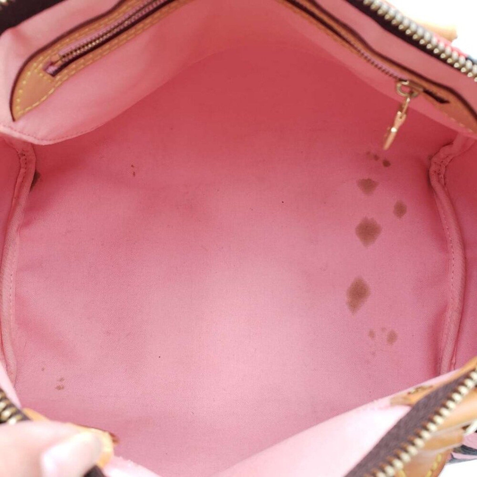 Louis Vuitton Speedy 30 Jungle Dots Brown Monogram Hand Bag