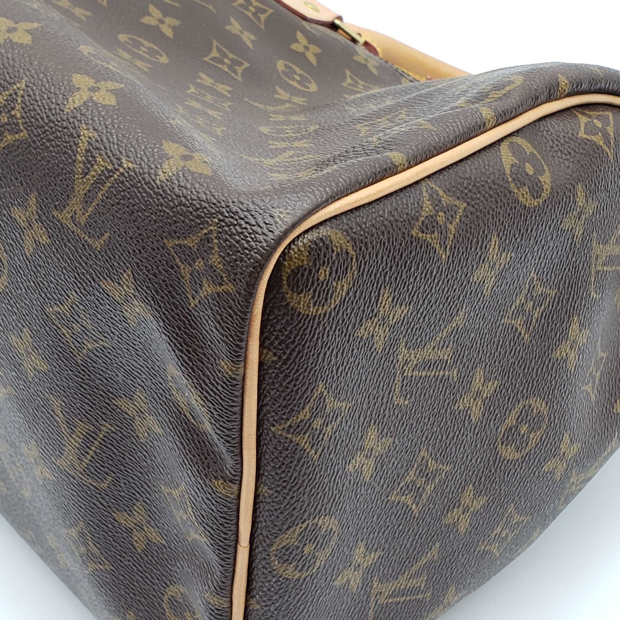 Louis Vuitton Speedy 35 Monogram Boston Hand Bag