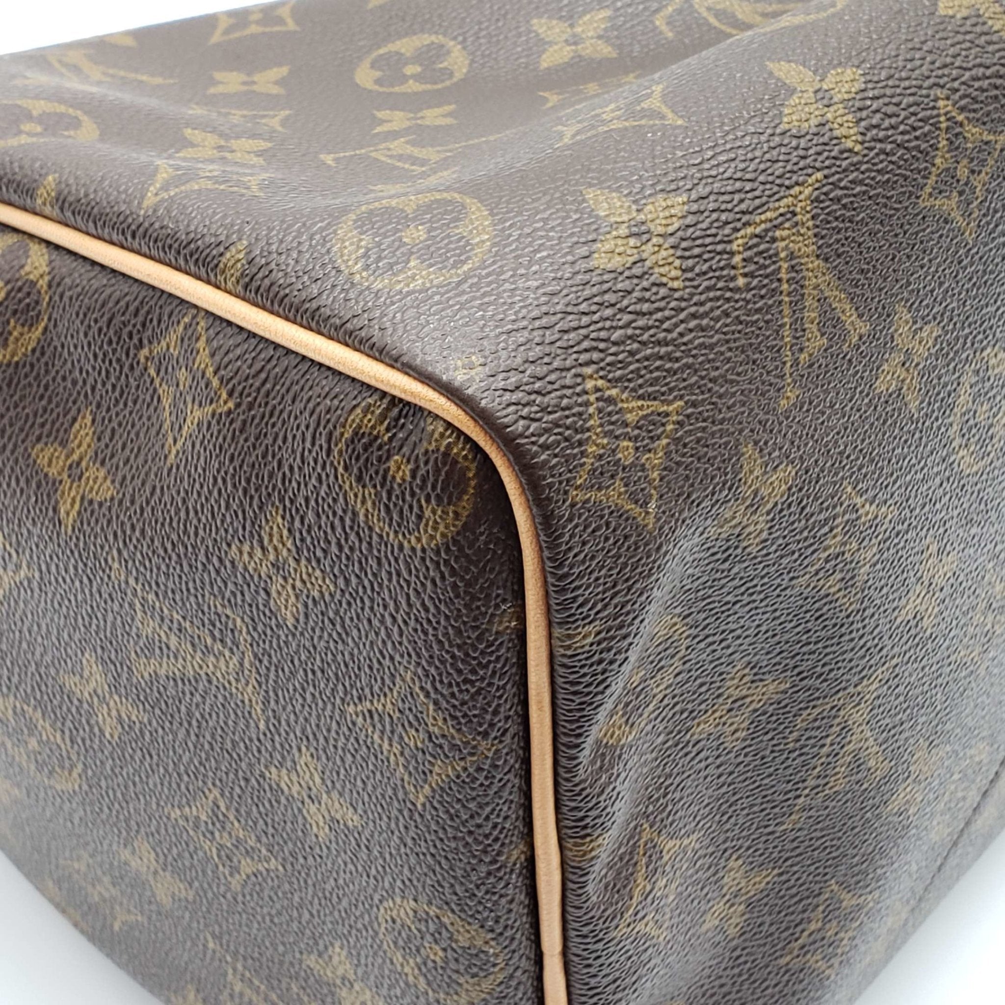 Louis Vuitton Speedy 35 Monogram Boston Hand Bag