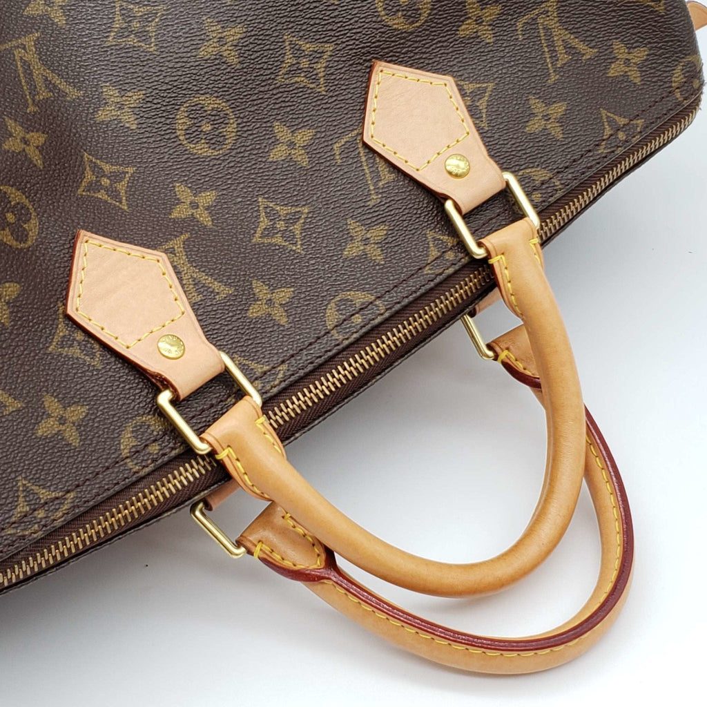 Louis Vuitton Speedy 35 Monogram Boston Hand Bag