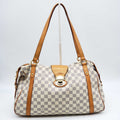 Louis Vuitton  Stresa GM White Damier Azur Shoulder Bag
