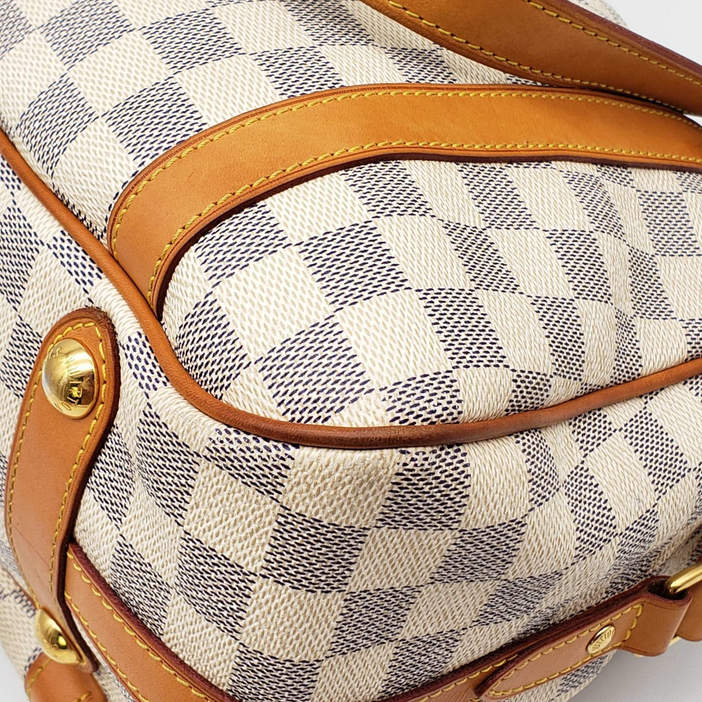 Louis Vuitton  Stresa GM White Damier Azur Shoulder Bag