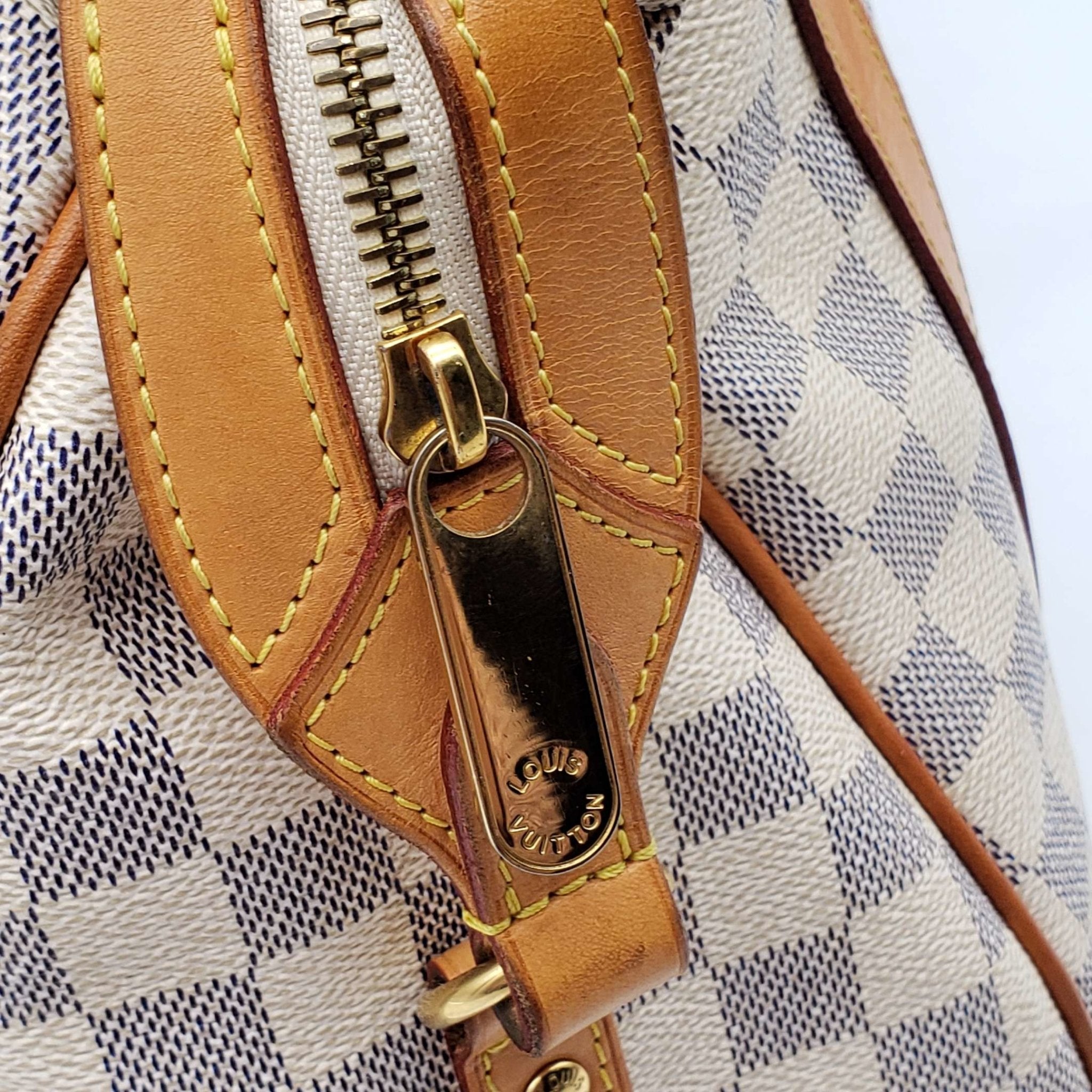 Louis Vuitton  Stresa GM White Damier Azur Shoulder Bag