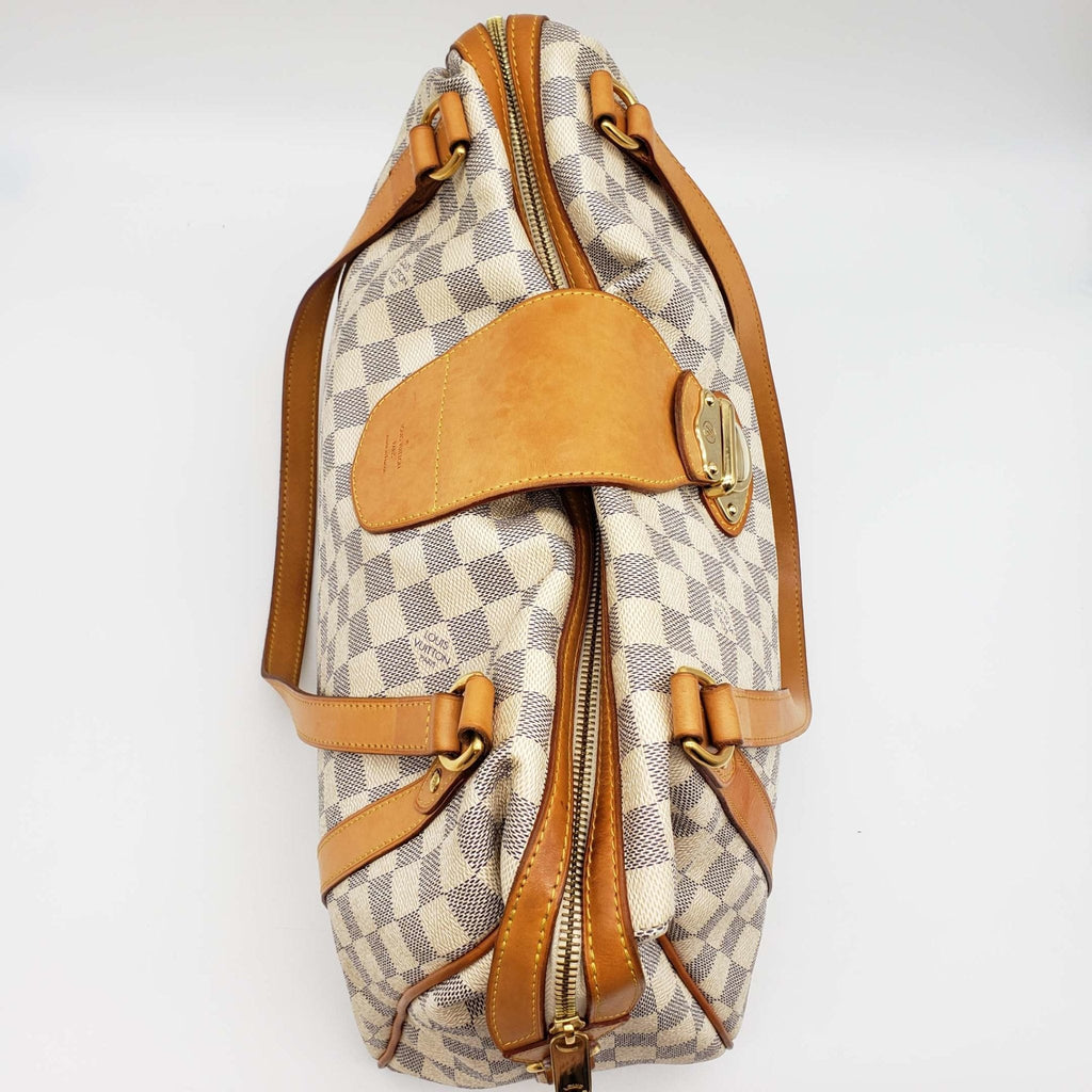 Louis Vuitton  Stresa GM White Damier Azur Shoulder Bag