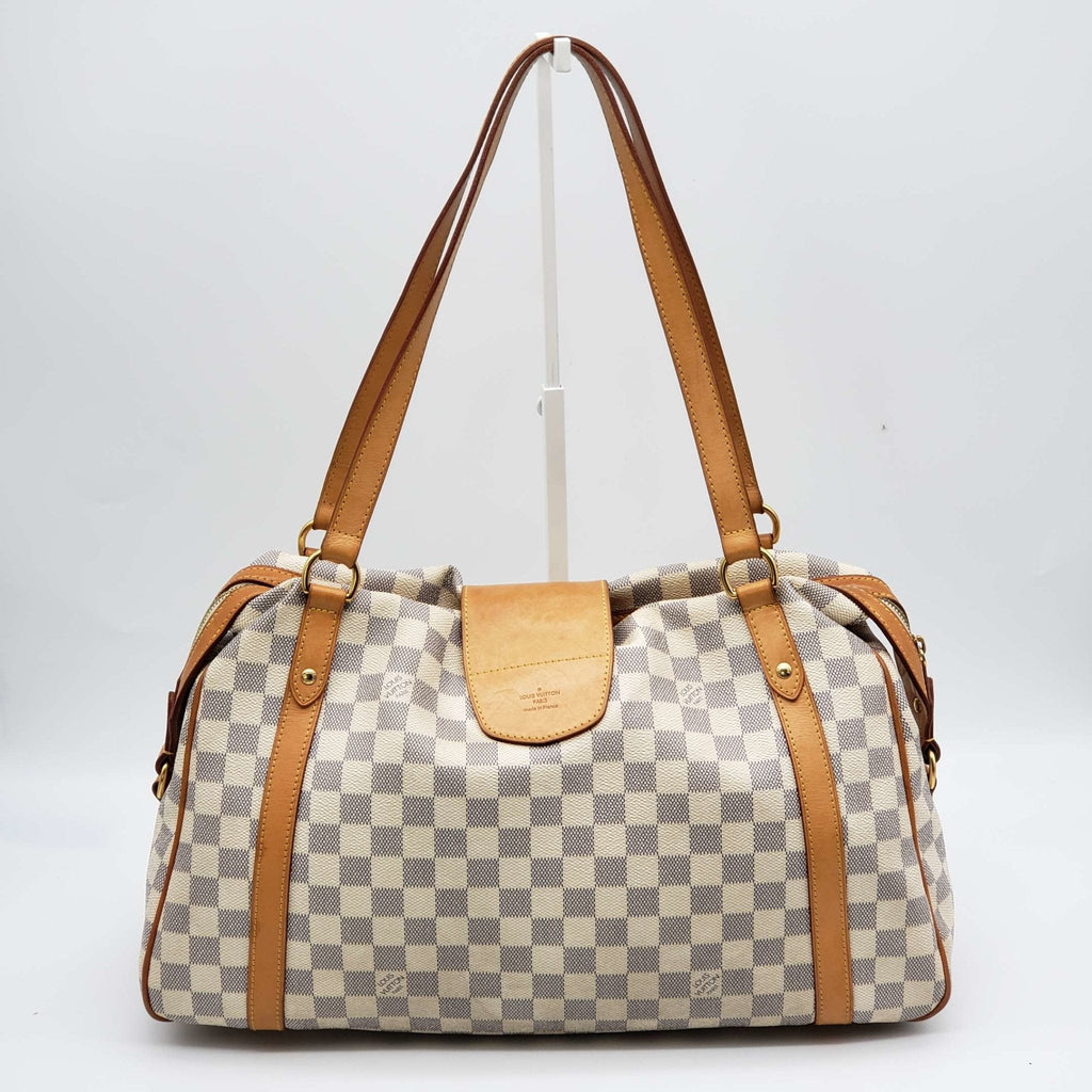 Louis Vuitton  Stresa GM White Damier Azur Shoulder Bag
