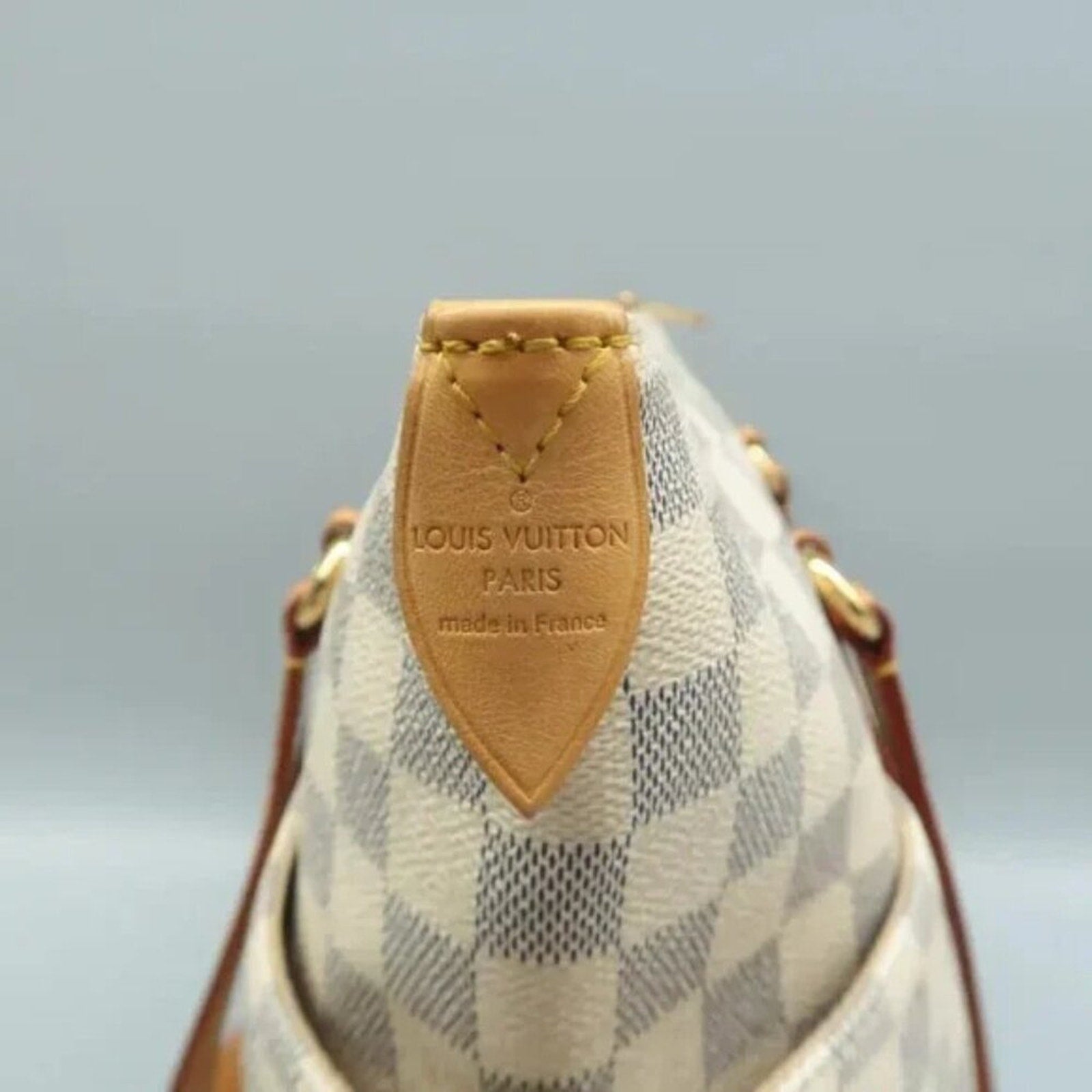 Louis Vuitton Totally White Damier Azur Canvas Shoulder Bag