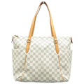 Louis Vuitton Totally White Damier Azur Canvas Shoulder Bag