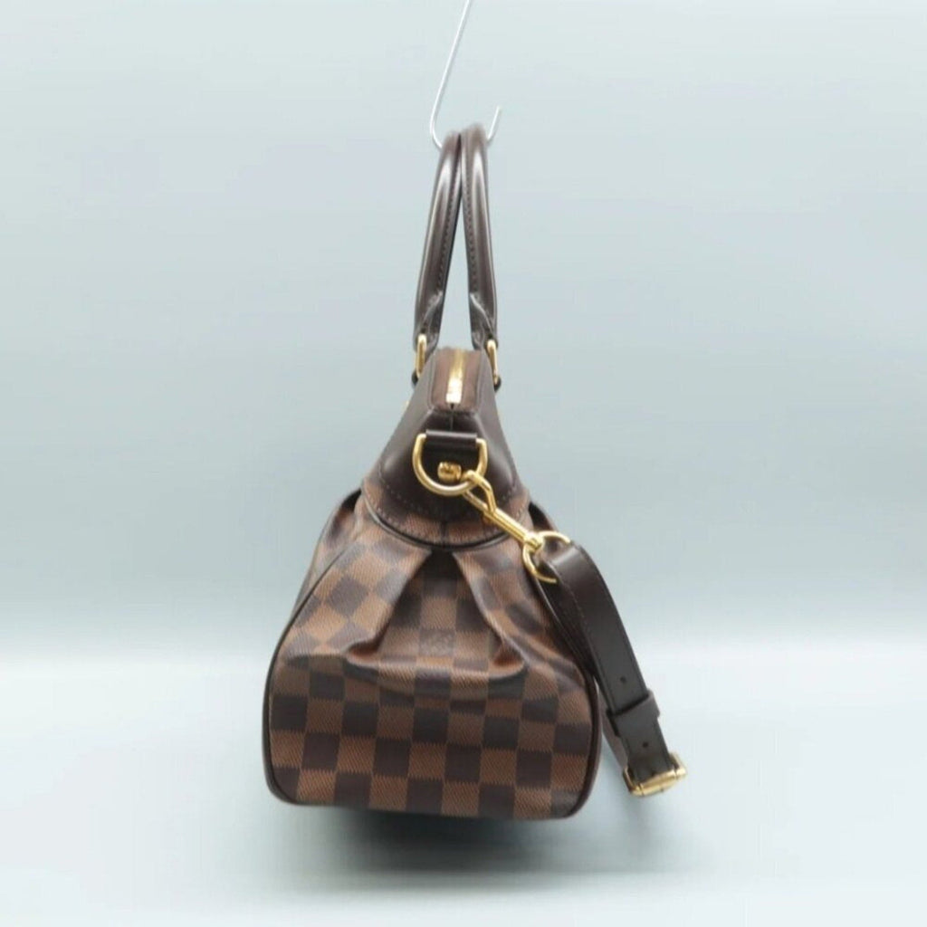 Louis Vuitton Trevi PM Brown Damier Ebene Canvas Satchel Bag