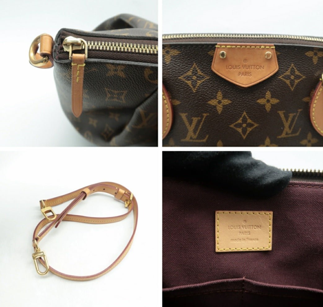 Louis Vuitton Turenne Brown Monogram Canvas Satchel Bag
