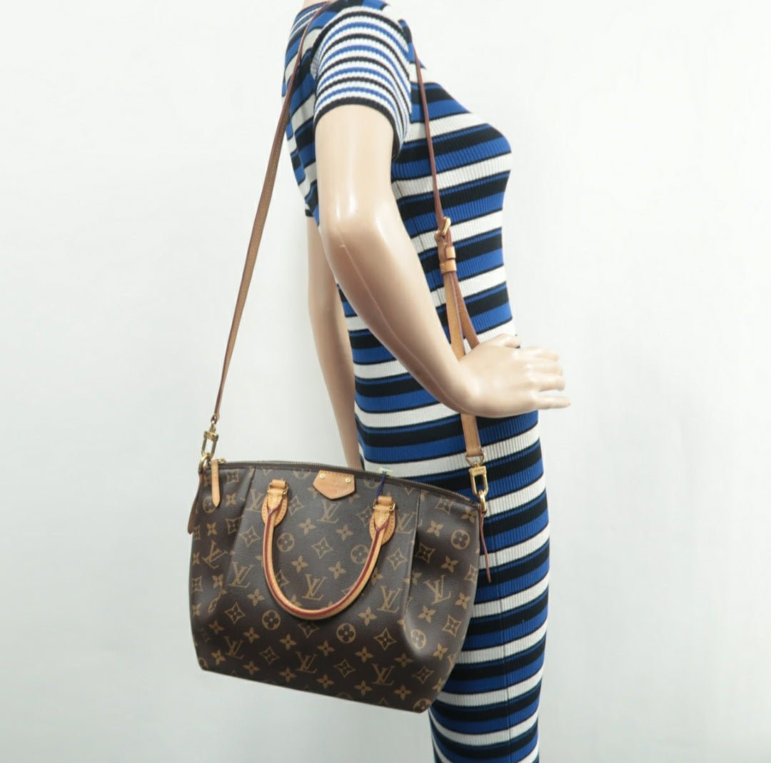 Louis Vuitton Turenne PM Brown Monogram Canvas Satchel