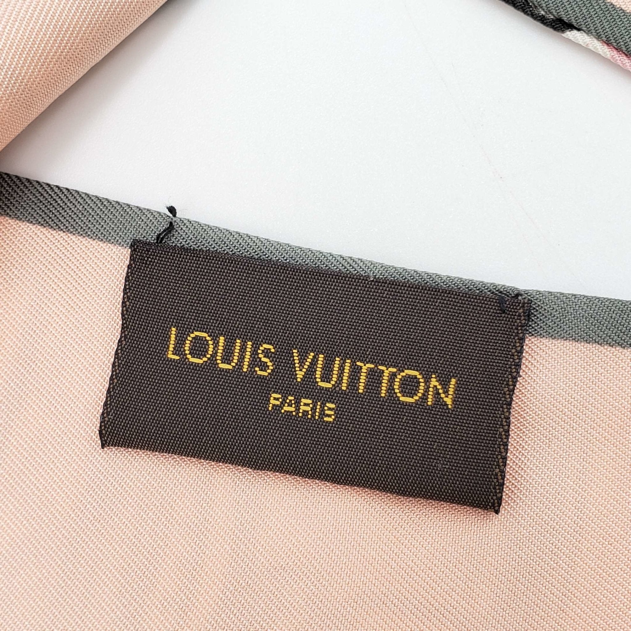 Louis Vuitton Twilly 100% Silk Scarf