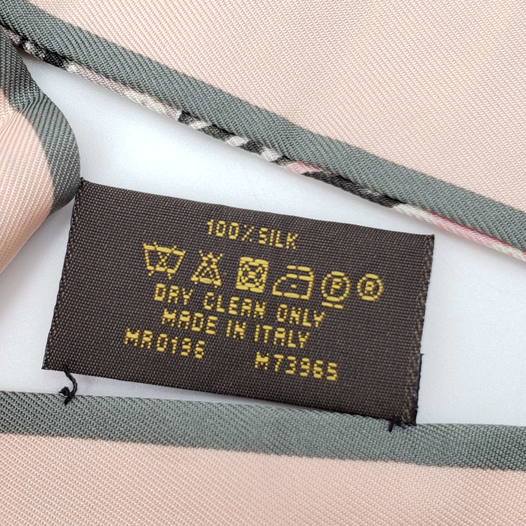 Louis Vuitton Twilly 100% Silk Scarf