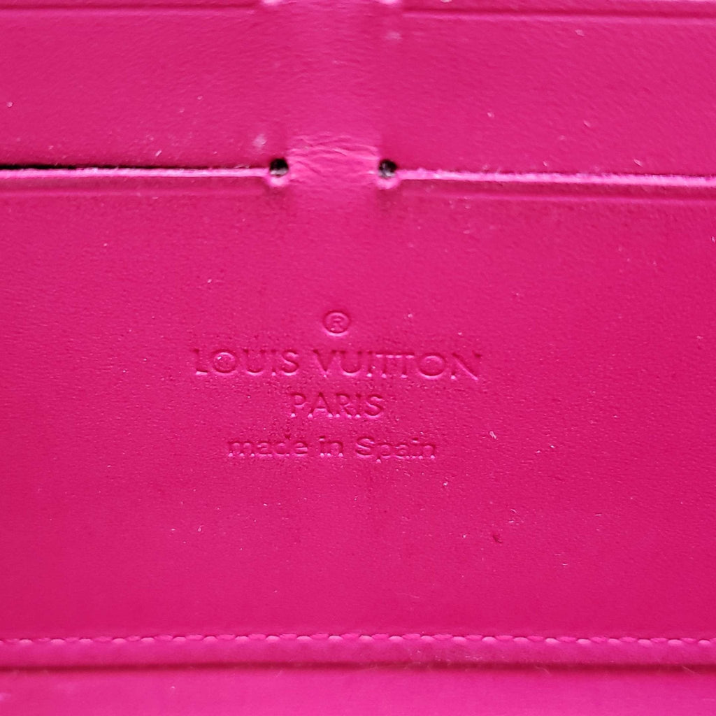 Louis Vuitton Vernis Enamel Leather Zippy Wallet