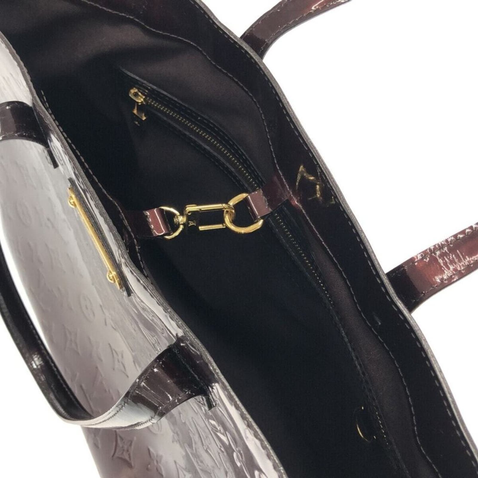 LOUIS VUITTON Wilshire MM Amarante Monogram Tote Bag