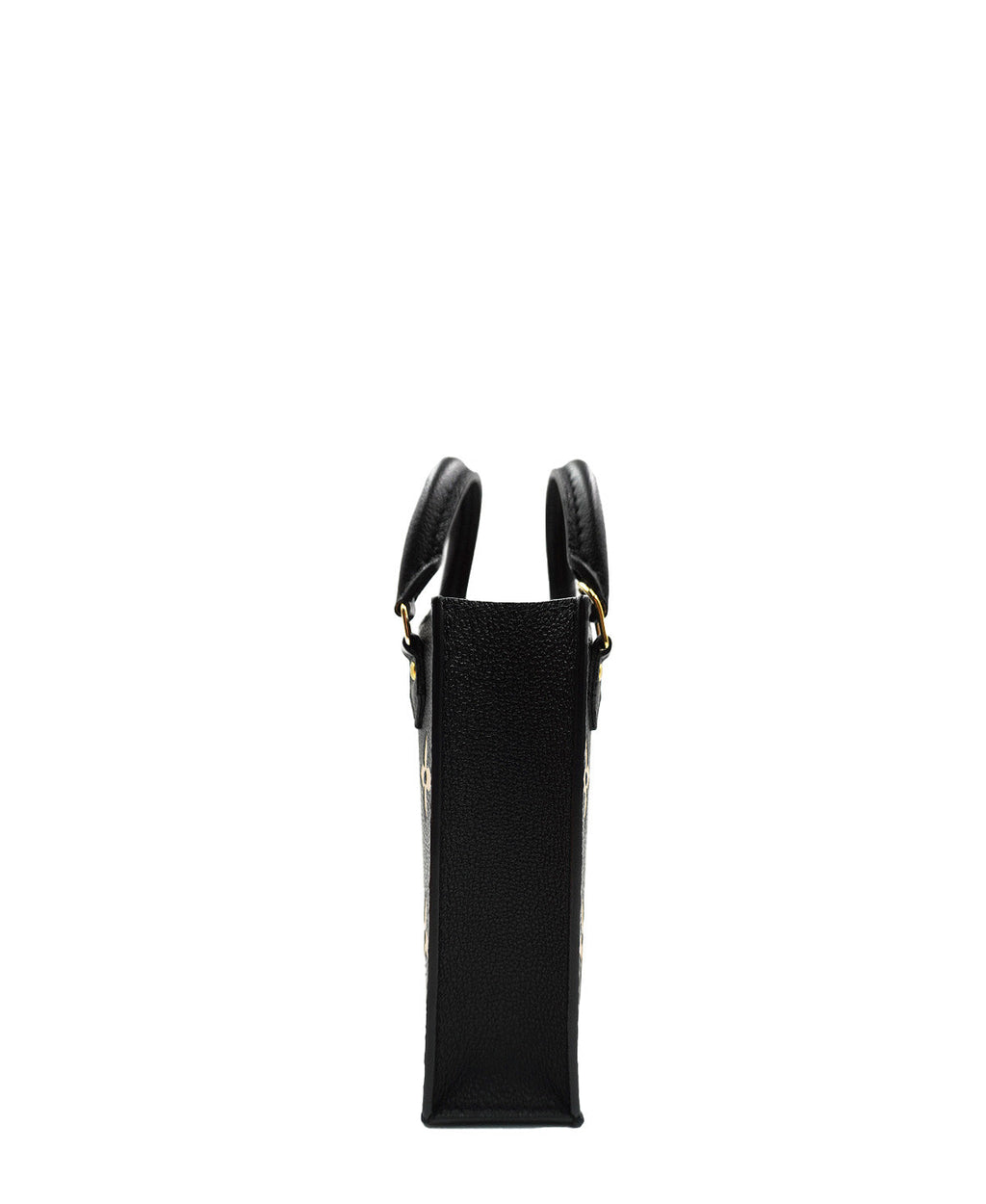 Monogram Giant Empreinte Petit Sac Plat Black, Beige