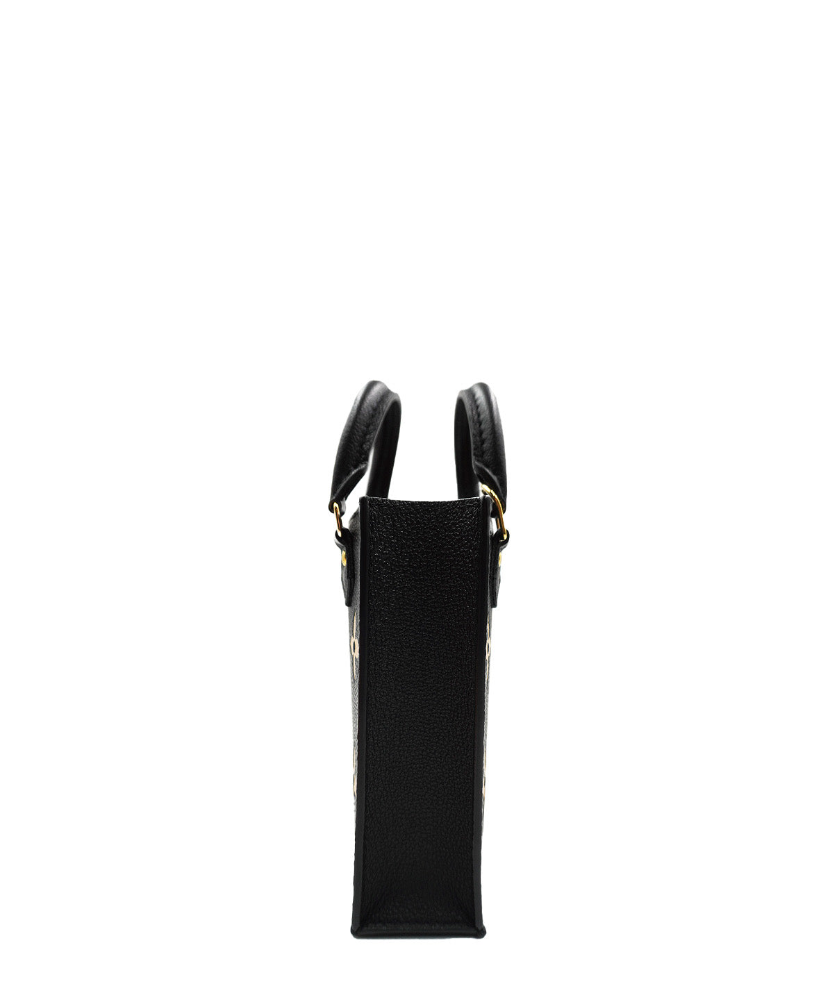 Monogram Giant Empreinte Petit Sac Plat Black, Beige