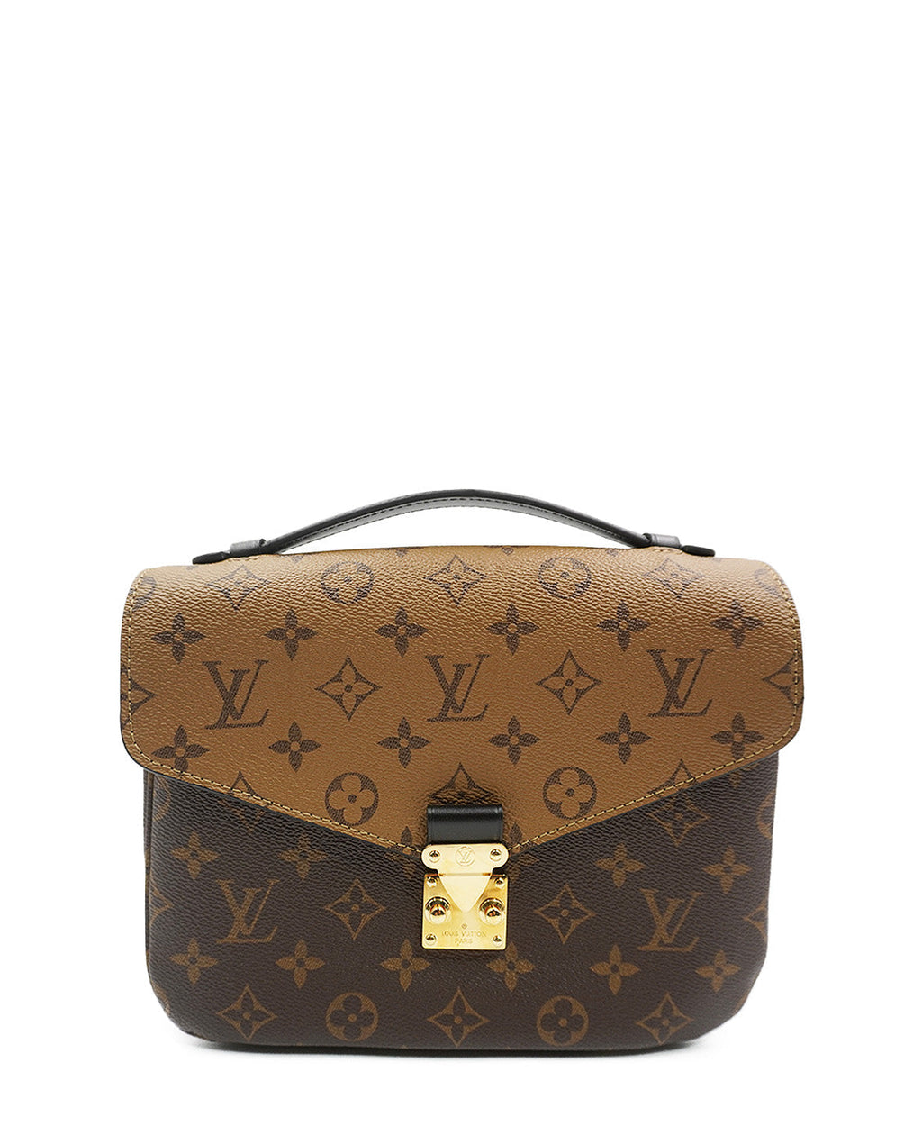 Monogram Reverse Canvas Pochette Metis Brown