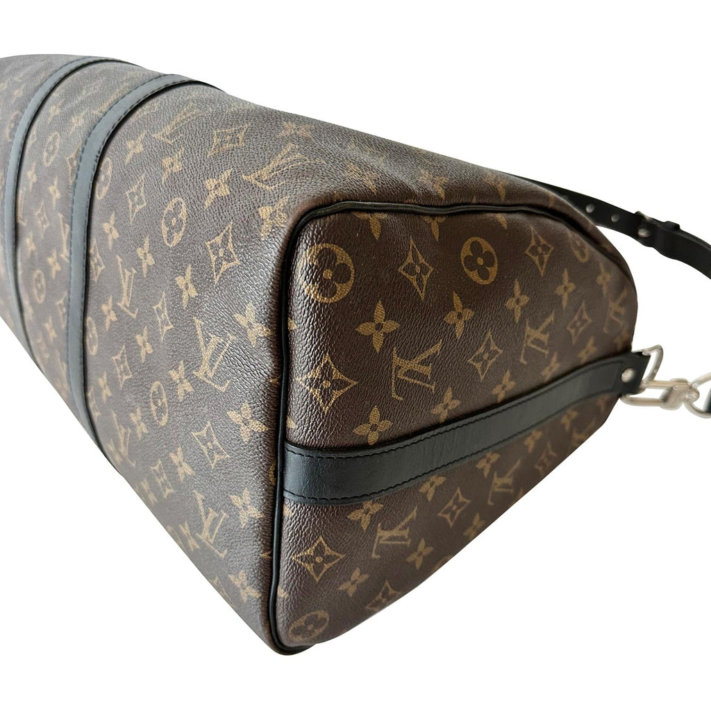 Louis Vuitton Keepall 45 BandouliÃƒÆ’Ã‚Â¨re Monogram Macassar