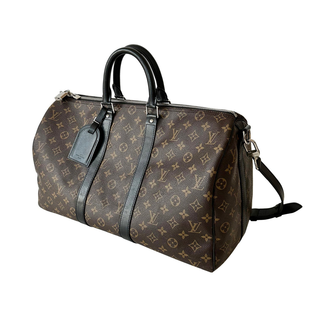 Louis Vuitton Keepall 45 BandouliÃƒÆ’Ã‚Â¨re Monogram Macassar
