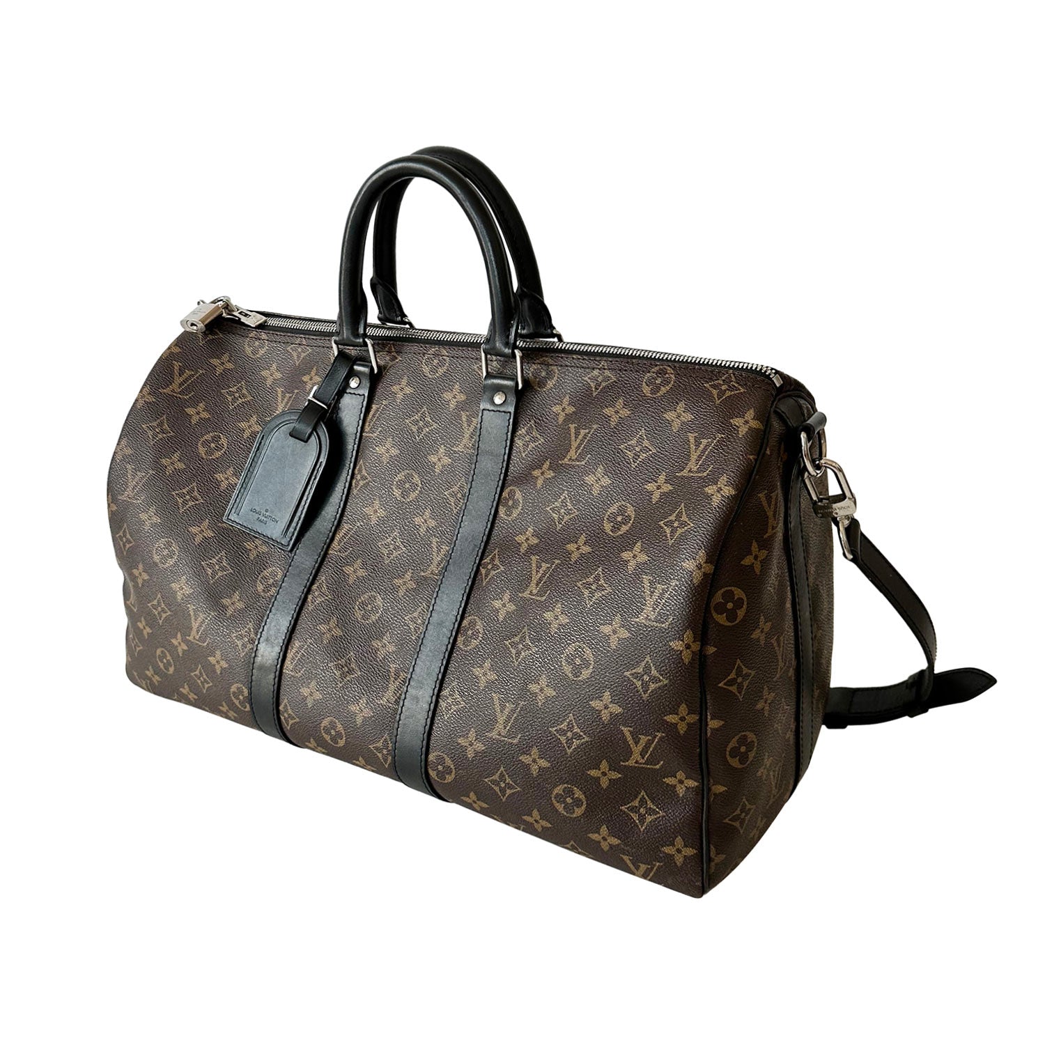 Louis Vuitton Keepall 45 BandouliÃƒÆ’Ã‚Â¨re Monogram Macassar