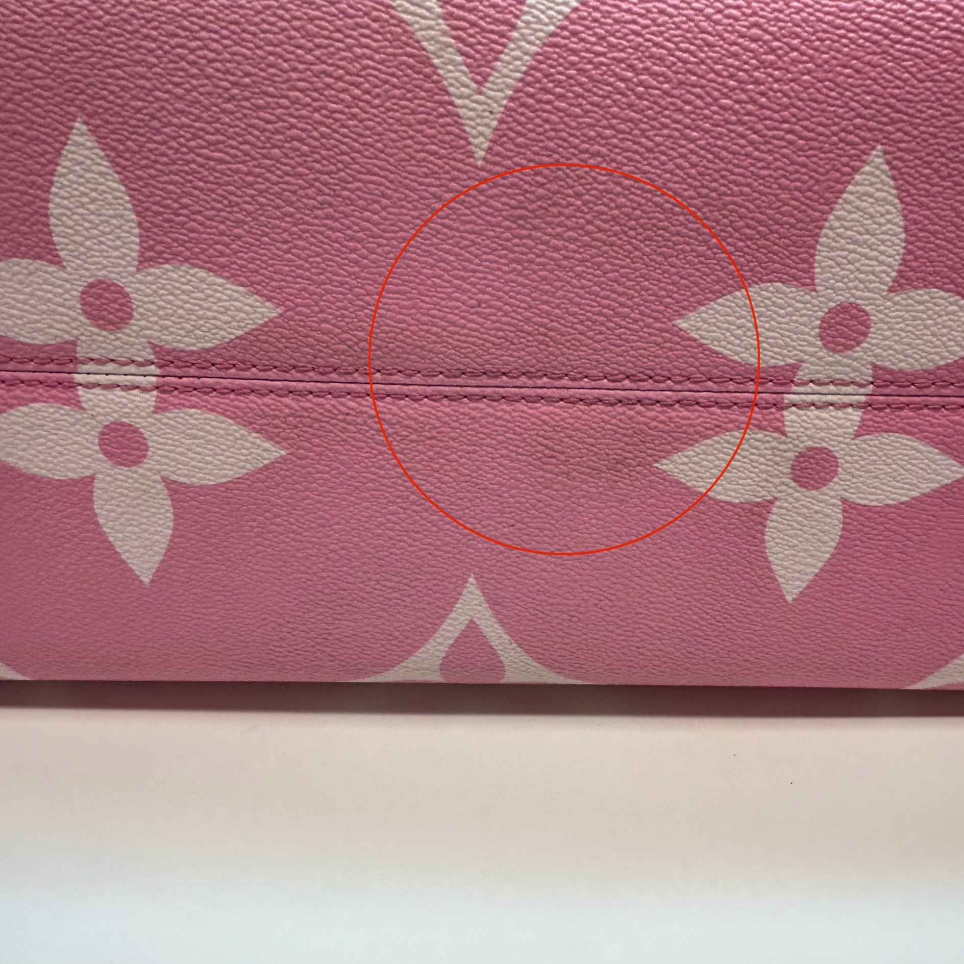 Women's Escale Monogram Onthego Gm Tote Bag Red