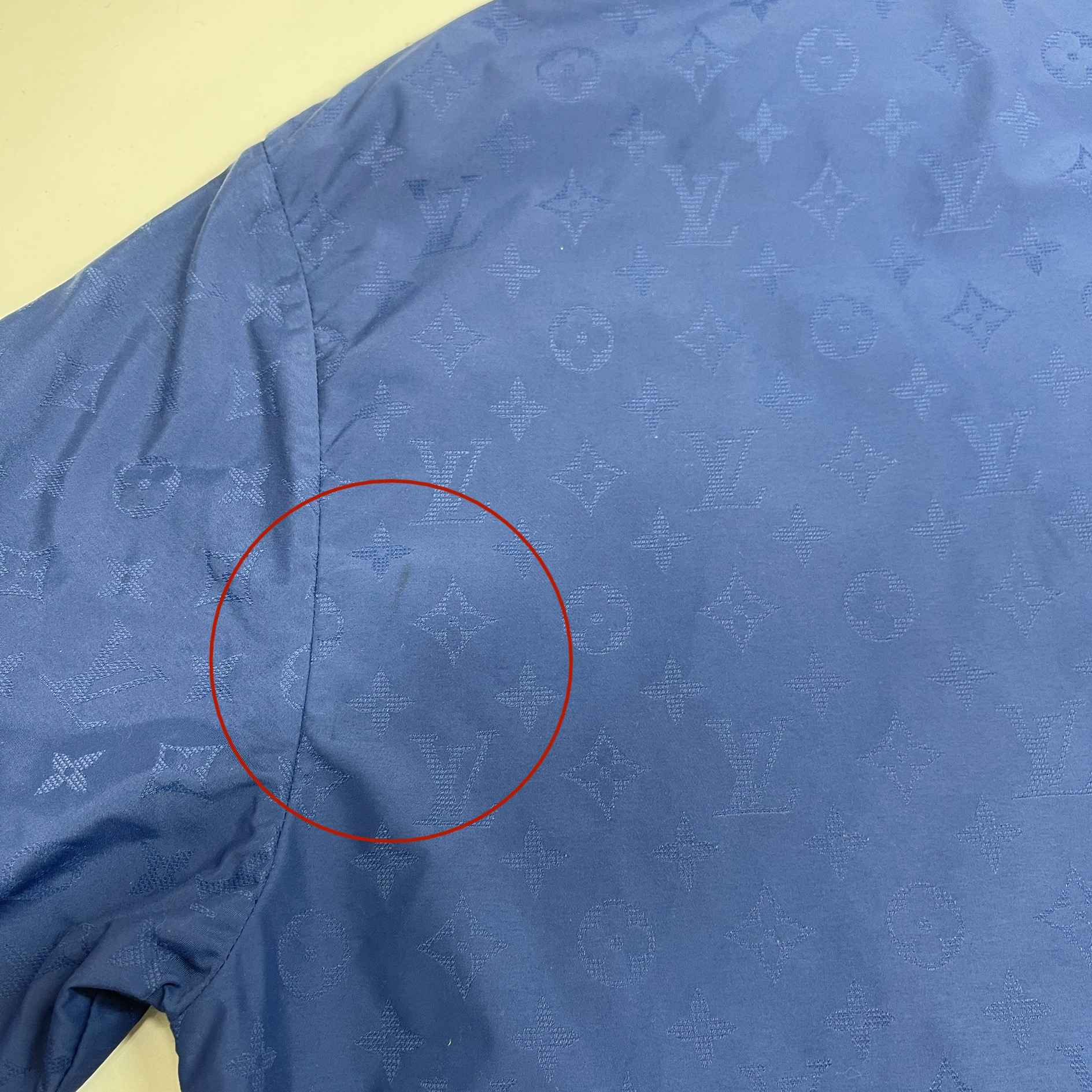 Men's X Yayoi Kusuma Monogram Windbreaker Blue Size IT 48 / M