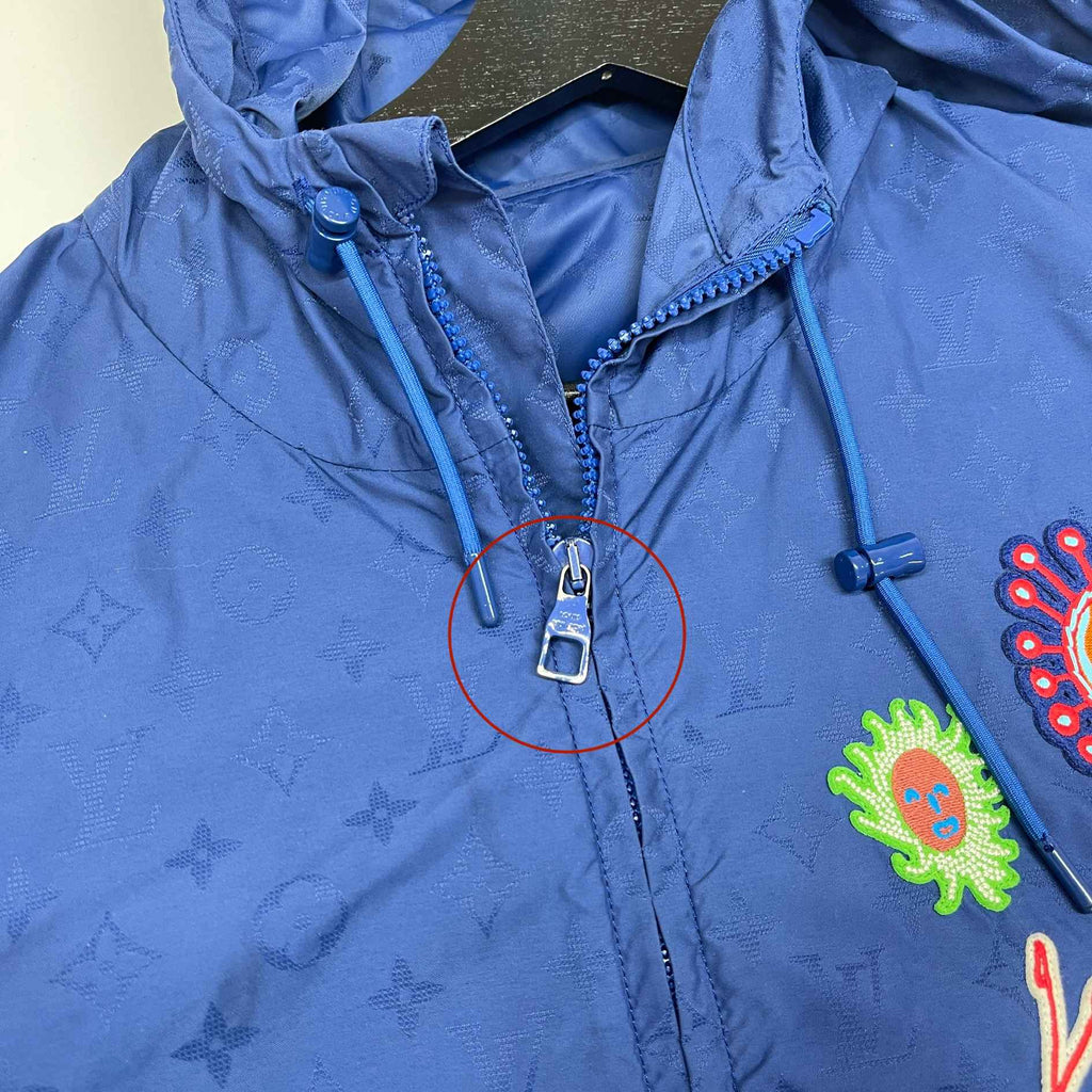 Men's X Yayoi Kusuma Monogram Windbreaker Blue Size IT 48 / M