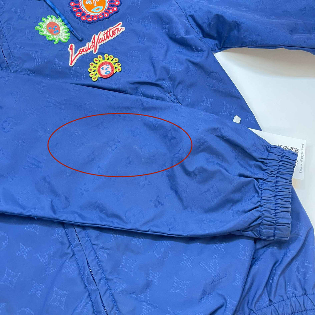 Men's X Yayoi Kusuma Monogram Windbreaker Blue Size IT 48 / M