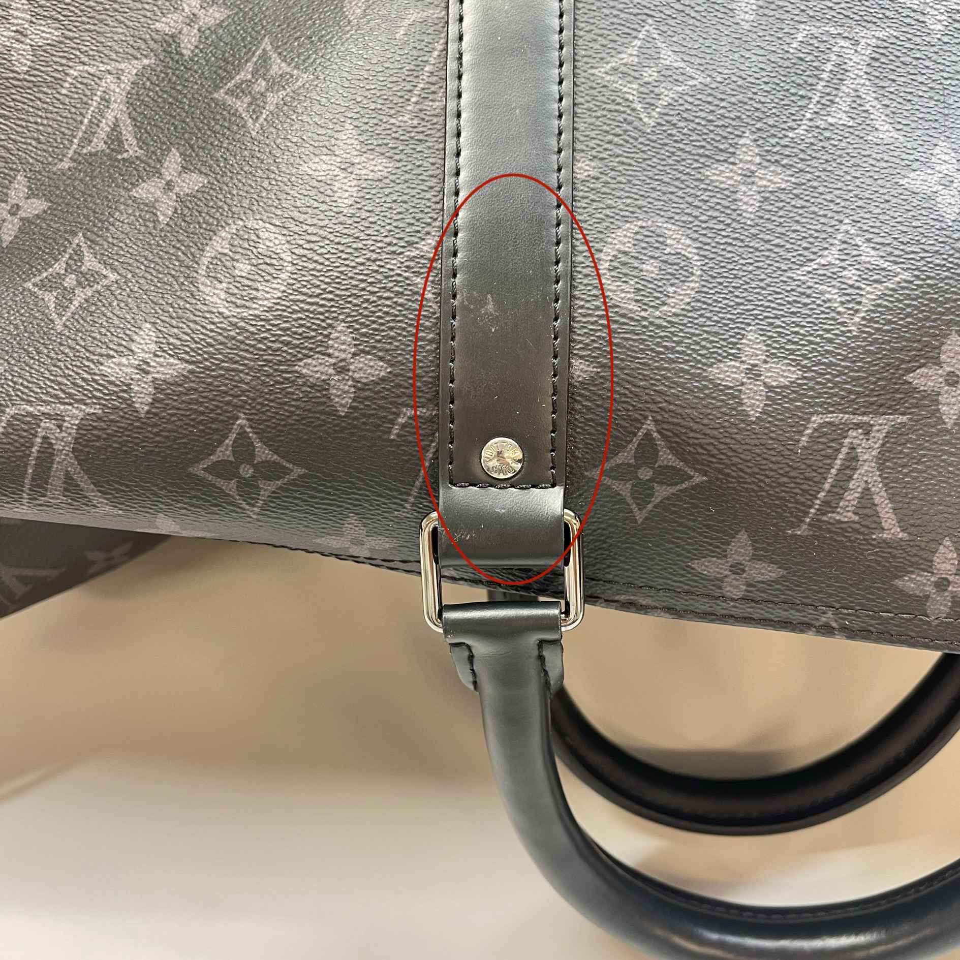 Men's Keepall Bandoulire 55 Bag Black