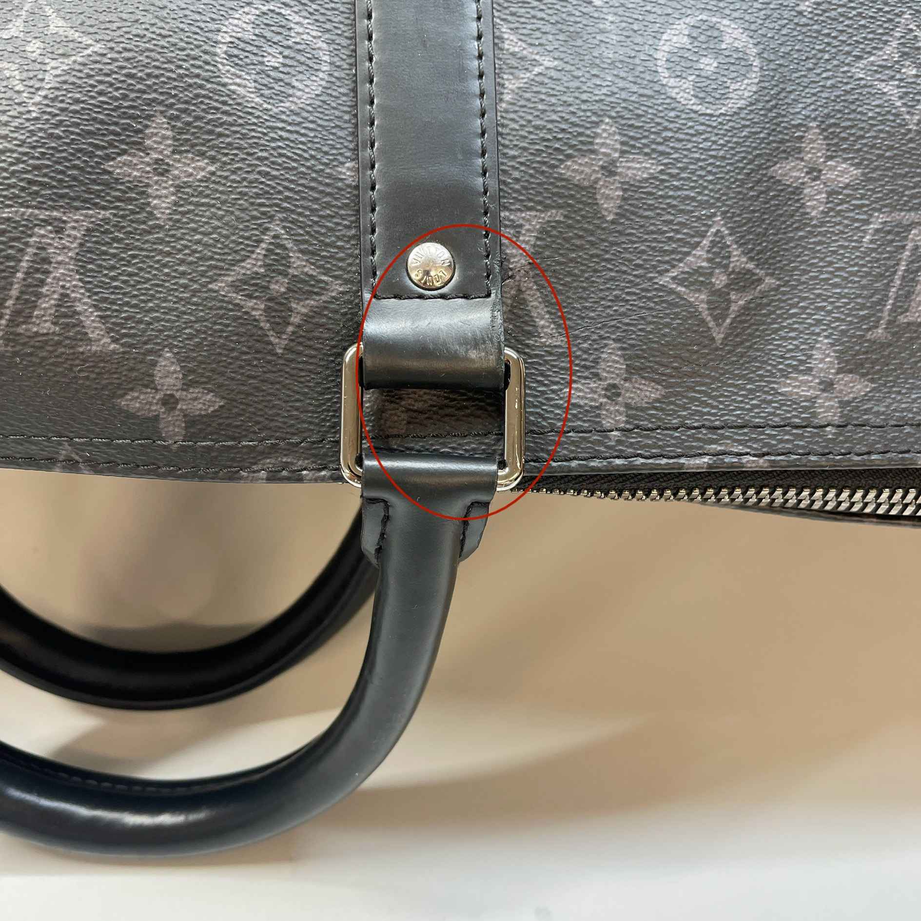 Men's Keepall Bandoulire 55 Bag Black