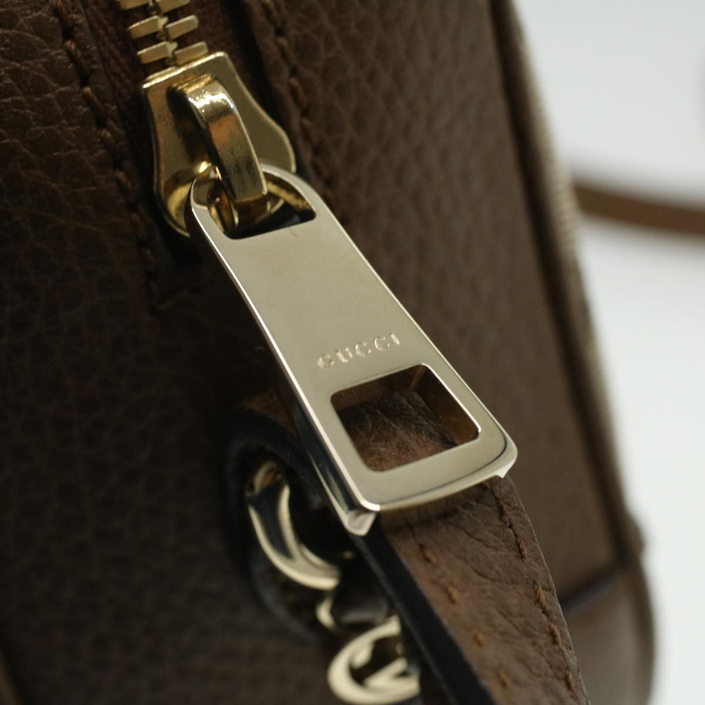 GUCCI GG Canvas Shoulder Bag Beige lt695