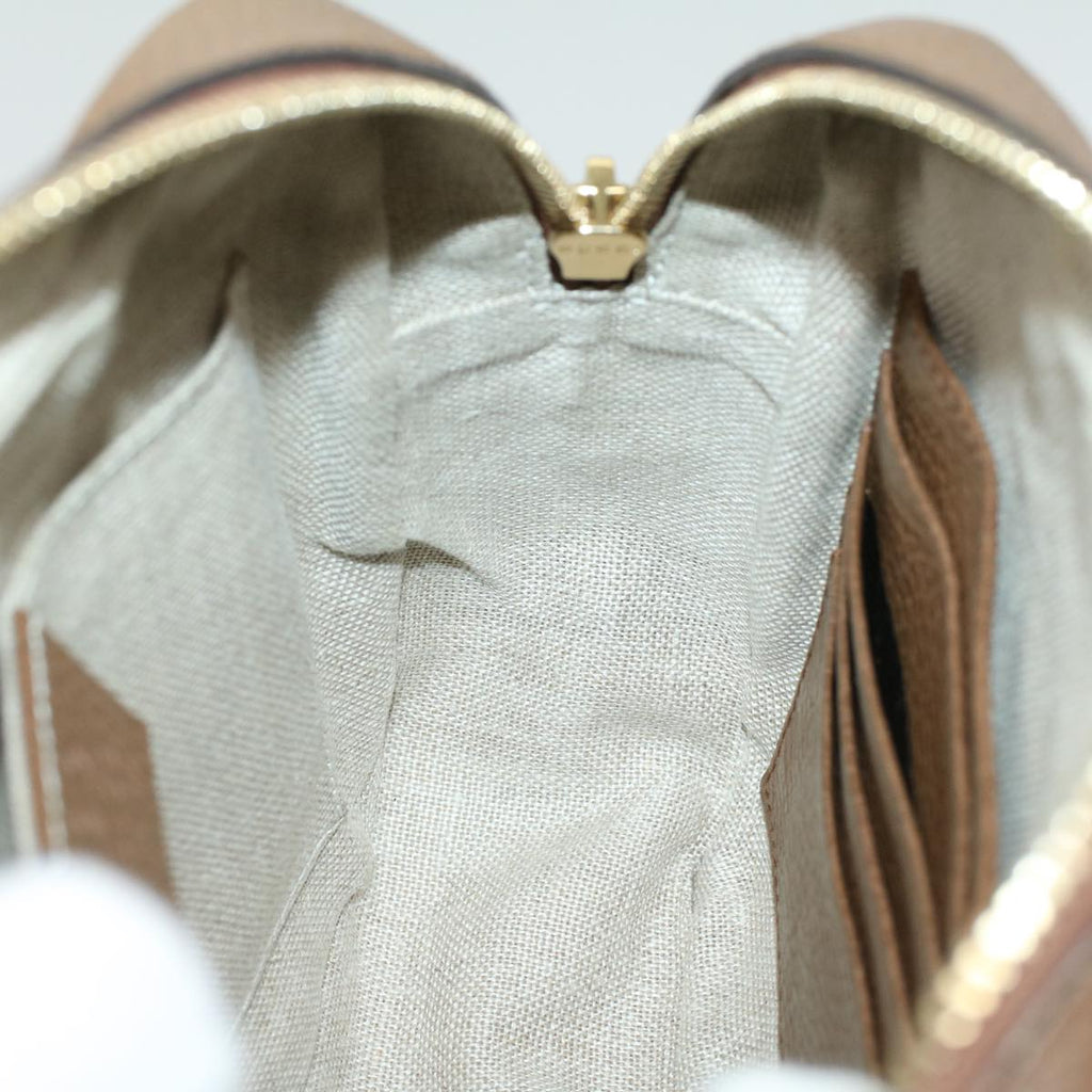 GUCCI GG Canvas Shoulder Bag Beige lt695