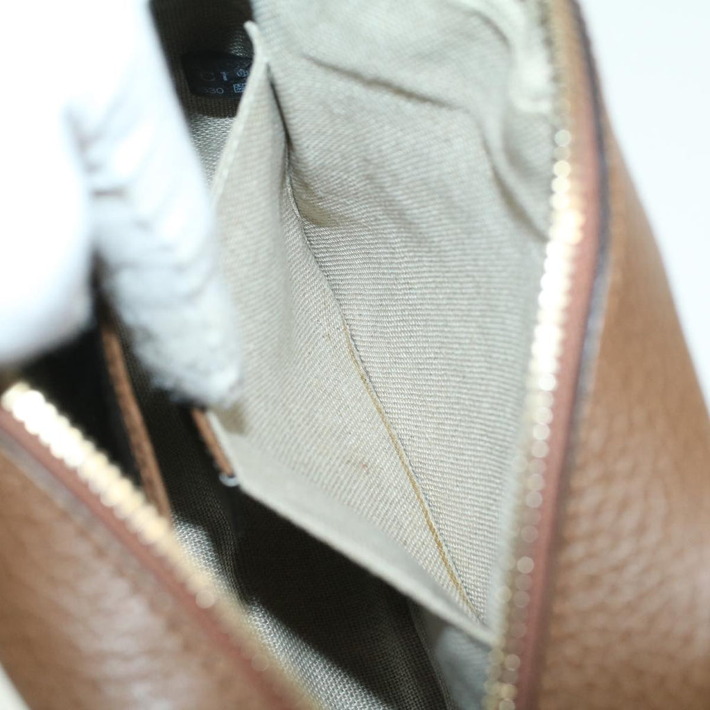 GUCCI GG Canvas Shoulder Bag Beige lt695
