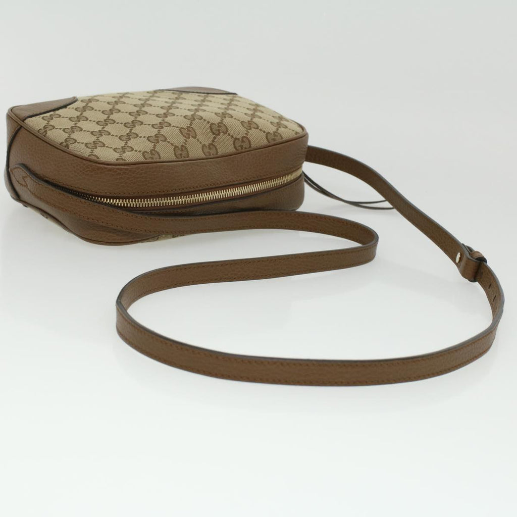 GUCCI GG Canvas Shoulder Bag Beige lt695