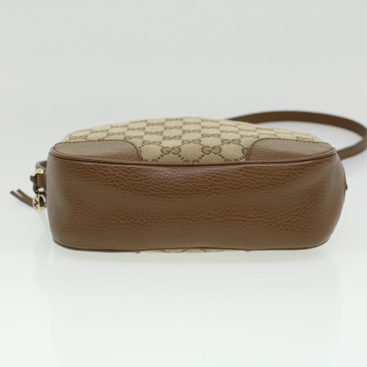 GUCCI GG Canvas Shoulder Bag Beige lt695