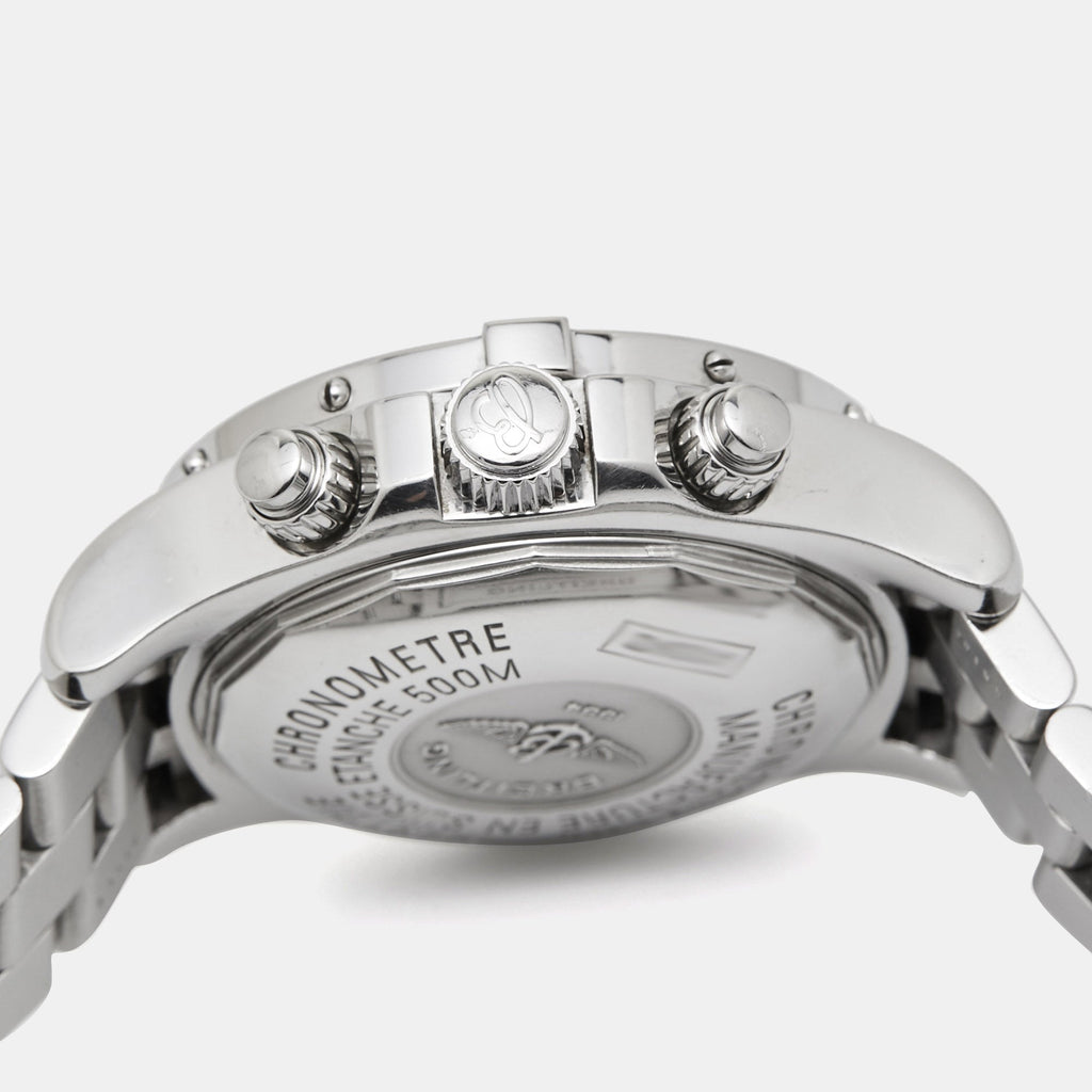 BREITLING Silver Stainless Steel SuperOcean A13340 Men's Wristwatch 42 mm