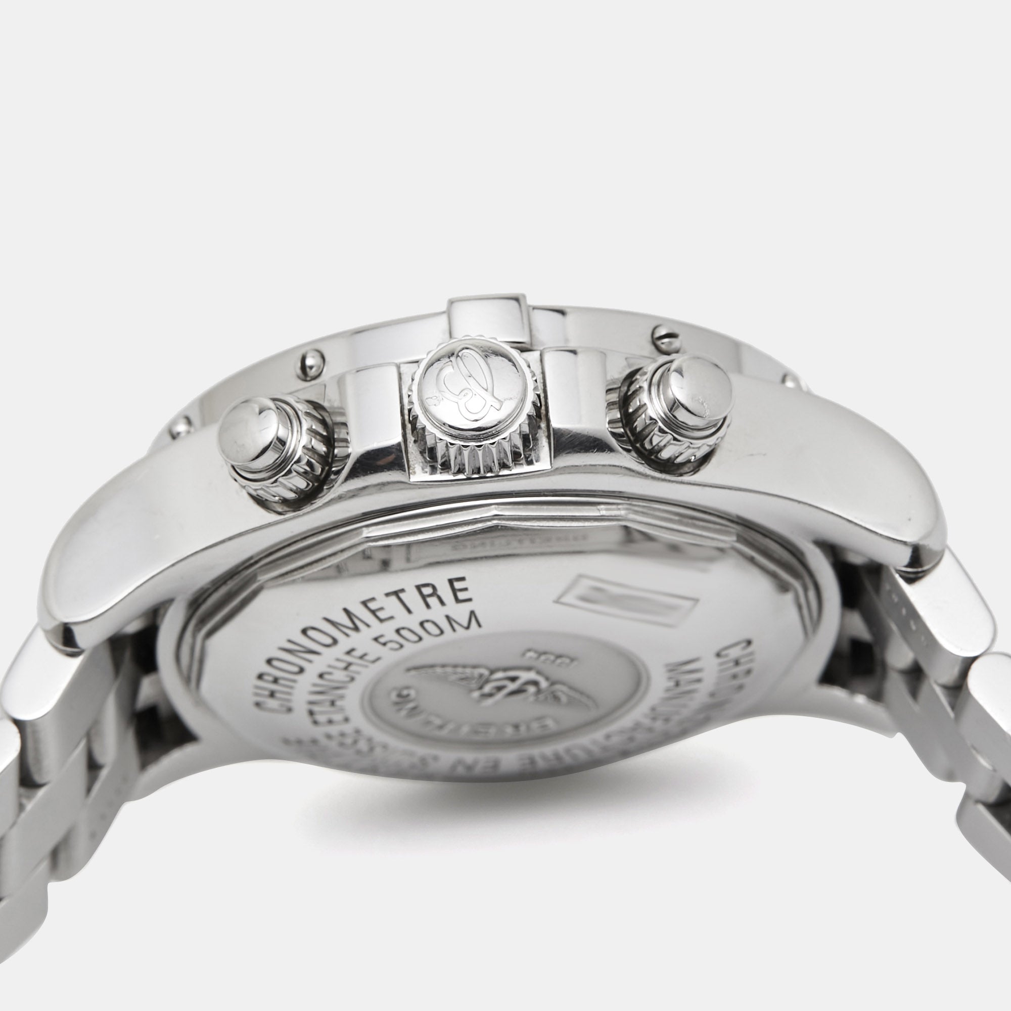 BREITLING Silver Stainless Steel SuperOcean A13340 Men's Wristwatch 42 mm