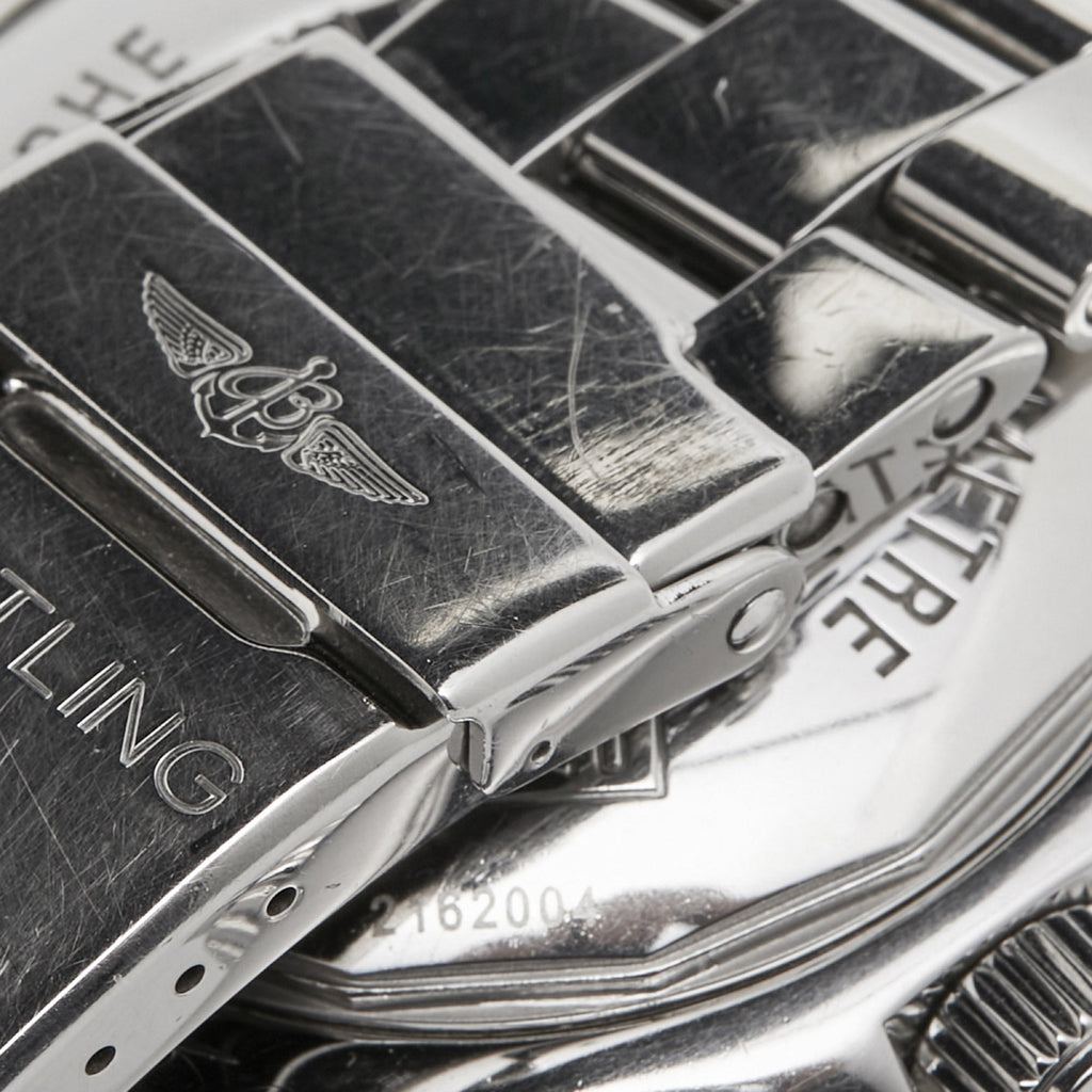 BREITLING Silver Stainless Steel SuperOcean A13340 Men's Wristwatch 42 mm
