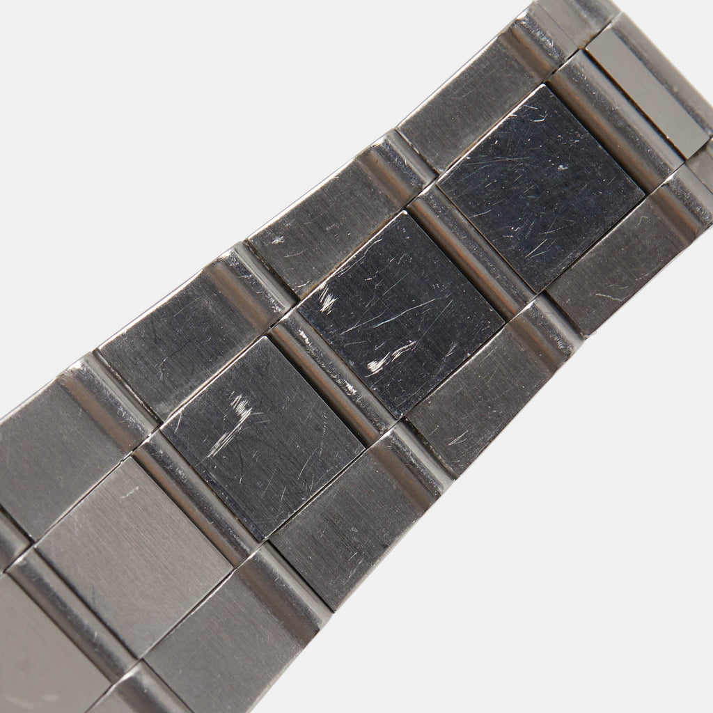 BVLGARI White Stainless Steel Diagono LCV35S Men's Wristwatch 35 mm