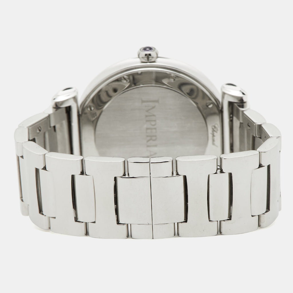 CHOPARD Silver Stainless Steel Diamond Imperiale 388532-3002 Women's Wristwatch 36 mm